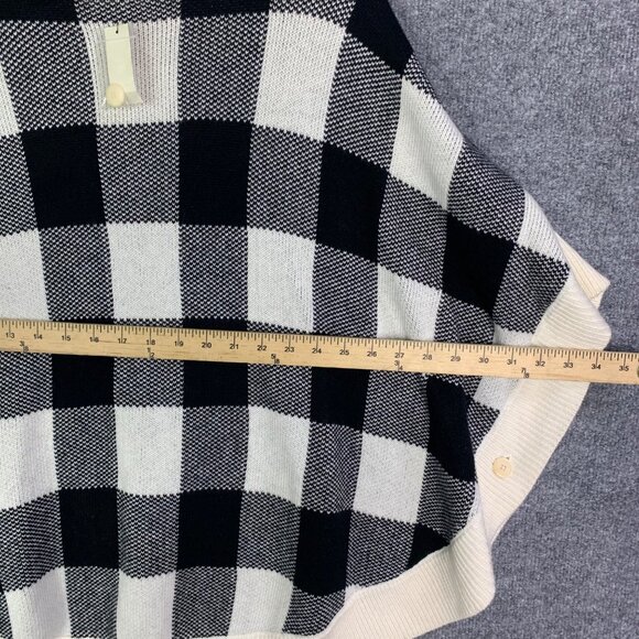 NWT $129 Talbots Womens Pullover Poncho Sweater Size Medium Shawl Neck - Picture 4 of 10
